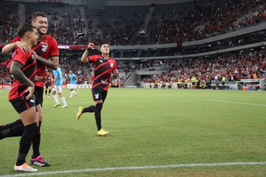 Paranaense Soccer Championship: Athletico PR vs Azuriz. February 01, 2023, Curitiba, Parana, Brazil: Soccer match between Athletico-Pr and Azuriz, valid for the 6th round of the 2023 Paranaense Soccer Championship, at Arena da Baixada