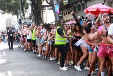 Brezilyalı şarkıcı Lexa, Rio de Janeiro 'daki Carnival Block 2023' te sahne alıyor. 5 Şubat 2023, Rio de Janeiro, Brezilya: 