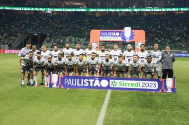 Campeonato Paulista game Palmeiras against Inter de Limeira. February 09, 2023. Brazil, Sao Paulo: Match between Palmeiras and Inter de Limeira valid for the 7th round of the 2023 Paulista Championship, held at Allianz Parque, in Sao Paulo