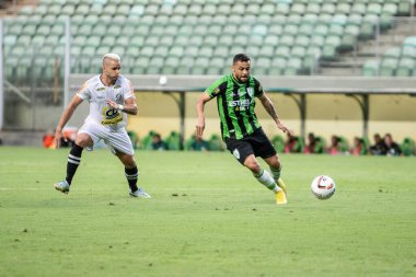 Mineiro Soccer Championship: America (MG) vs Democrata (GV). February 11, 2023, Belo Horizonte, Minas Gerais, Brazil: Soccer match between America (MG) and Democrata (GV) valid for the 5th round of the 2023 Mineiro Soccer Championship