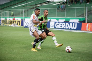 Mineiro Soccer Championship: America (MG) vs Democrata (GV). February 11, 2023, Belo Horizonte, Minas Gerais, Brazil: Soccer match between America (MG) and Democrata (GV) valid for the 5th round of the 2023 Mineiro Soccer Championship