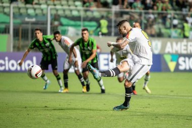 Mineiro Soccer Championship: America (MG) vs Democrata (GV). February 11, 2023, Belo Horizonte, Minas Gerais, Brazil: Soccer match between America (MG) and Democrata (GV) valid for the 5th round of the 2023 Mineiro Soccer Championship