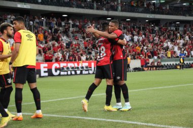 Parana Football Championship. February 11, 2023. Brazil, Parana, Curitiba: Match between Athletico PR against Operario valid for the 9th round of the 2023 Paranaense Championship, at Arena da Baixada on Saturday night, February 11, 2023. 