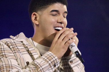 (INT) Viiixe, the biggest forro and piseiro festival in the world. February 11, 2023, Brazil, Brasilia, Federal District: The singer Ze Vaqueiro performs at the event that takes place for the first time in Brasilia, the Viiixe