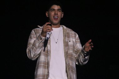 (INT) Viiixe, the biggest forro and piseiro festival in the world. February 11, 2023, Brazil, Brasilia, Federal District: The singer Ze Vaqueiro performs at the event that takes place for the first time in Brasilia, the Viiixe