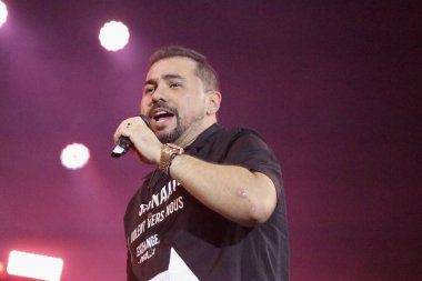 Xand Aviao performs at Viiixe Forro & Piseiro festival in Brasilia. February 11, 2023, Brasilia, Federal District, Brazil: Brazilian Xand Aviao performs at the Viiixe, the largest forro and piseiro festival in the world, on Saturday (11) 