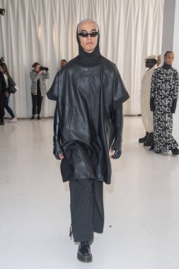 New York Men's Day - Presentation - February 2023 New York Fashion Week. February 10, 2023, New York, New York, USA: A model walks the runway during the A.Potts fashion show at Daylight Studio during New York Fashion Week 