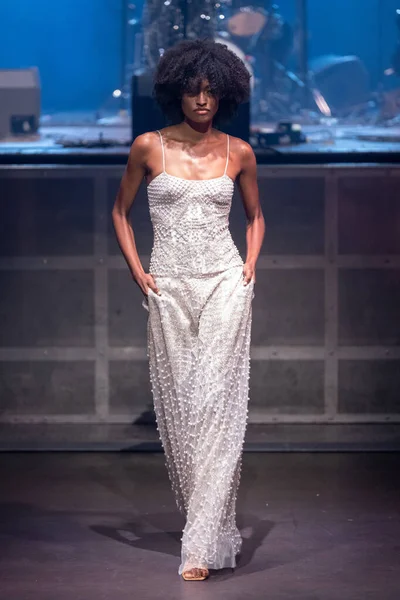Cucculelli Shaheen Runway Лютий 2023 New York Fashion Week Лютого — стокове фото