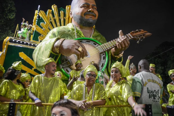 Mperio Serrano Samba School Parade Rio Janeiro February 2023 Rio — Stock Photo, Image