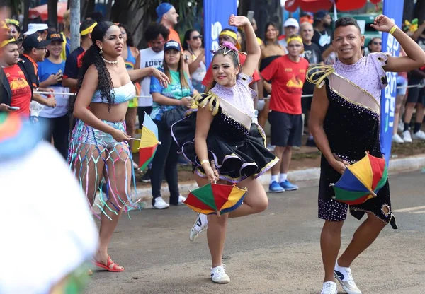 圣保罗街头狂欢节2023年2月21日 巴西圣保罗 狂欢节将于周二 21日 在圣保罗继续举行 届时将有很多人参加 — 图库照片