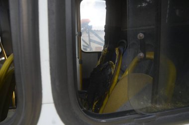 Criminals attack and set fire on two buses in Natal. February 22, 2023, Natal, Rio Grande do Norte, Brazil: The criminal attack that resulted in two buses partially set on fire earlier on Wednesday (22) 
