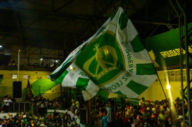 Imperatriz Leopoldinense champion of Rio de Janeiro Samba Schools Carnival Parade 2023. February 22, 2023, Rio de Janeiro, Brazil: Imperatriz Leopoldinense, from a school in Ramos, in the suburbs of Rio de Janeiro