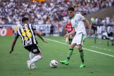Mineiro Soccer Championship: Atletico MG vs America MG. February 25, 2023, Belo Horizonte, Minas Gerais, Brazil:  Soccer match between ATLETICO/MG and AMERICA/MG, valid for the 7th round of the 2023 Mineiro Soccer Championship