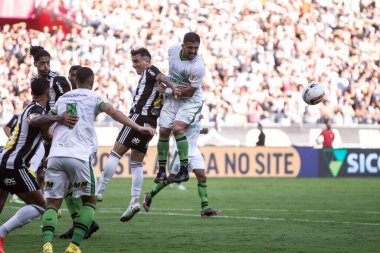 Mineiro Soccer Championship: Atletico MG vs America MG. February 25, 2023, Belo Horizonte, Minas Gerais, Brazil:  Soccer match between ATLETICO/MG and AMERICA/MG, valid for the 7th round of the 2023 Mineiro Soccer Championship