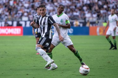 Mineiro Soccer Championship: Atletico MG vs America MG. February 25, 2023, Belo Horizonte, Minas Gerais, Brazil:  Soccer match between ATLETICO/MG and AMERICA/MG, valid for the 7th round of the 2023 Mineiro Soccer Championship
