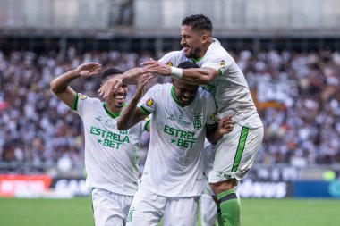 Mineiro Soccer Championship: Atletico MG vs America MG. February 25, 2023, Belo Horizonte, Minas Gerais, Brazil:  Soccer match between ATLETICO/MG and AMERICA/MG, valid for the 7th round of the 2023 Mineiro Soccer Championship