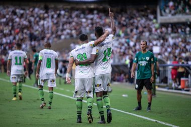 Mineiro Soccer Championship: Atletico MG vs America MG. February 25, 2023, Belo Horizonte, Minas Gerais, Brazil:  Soccer match between ATLETICO/MG and AMERICA/MG, valid for the 7th round of the 2023 Mineiro Soccer Championship