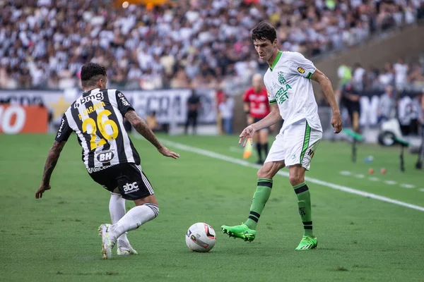 Mineiro Soccer Championship: Atletico MG vs America MG. February 25, 2023, Belo Horizonte, Minas Gerais, Brazil:  Soccer match between ATLETICO/MG and AMERICA/MG, valid for the 7th round of the 2023 Mineiro Soccer Championship