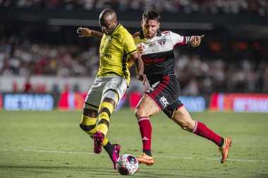 Paulista Soccer Championship: Sao Paulo vs Sao Bernardo. February 25, 2023, Sao Paulo, Brazil: Calleri during a soccer match between Sao Paulo and Sao Bernardo, valid for the eleventh round of the 2023 Paulista Soccer championship