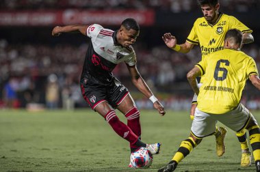 Paulista Soccer Championship: Sao Paulo vs Sao Bernardo. February 25, 2023, Sao Paulo, Brazil: Nathan during a soccer match between Sao Paulo and Sao Bernardo, valid for the eleventh round of the 2023 Paulista Soccer championship