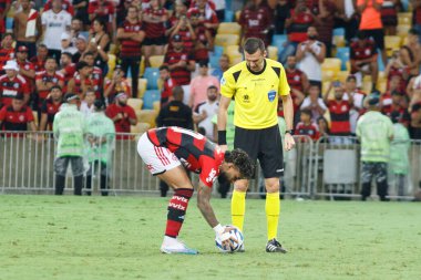 2023 Recopa Sudamerica Soccer Championship: Flamengo vs Independente Del Valle. February 28, 2023, Rio de Janeiro, Brazil