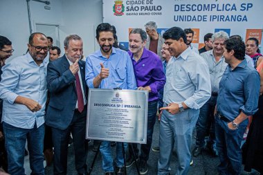The inauguration of  Descomplica SP program in Sao Paulo.  March 01, 2023, Sao Paulo, Brazil: The Descomplica SP program officially opens on Wednesday (01) with another unit at Rua Breno Ferraz do Amaral