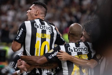 Copa Libertadores: Atletico MG vs Carabobo. March 01, 2023, Belo Horizonte, Minas Gerais, Brazil: Hulk of Atletico MG celebrates his goal during a soccer match between Atletico MG and Carabobo, valid for the 2023 Copa Libertadores da America