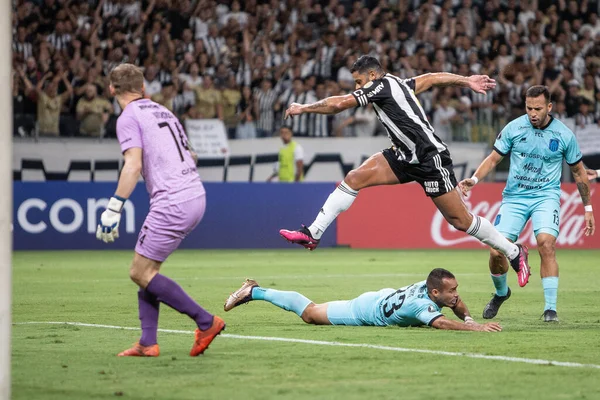 Copa Libertadores: Atletico MG vs Carabobo. March 01, 2023, Belo Horizonte, Minas Gerais, Brazil: Hulk of Atletico MG celebrates his goal during a soccer match between Atletico MG and Carabobo, valid for the 2023 Copa Libertadores da America