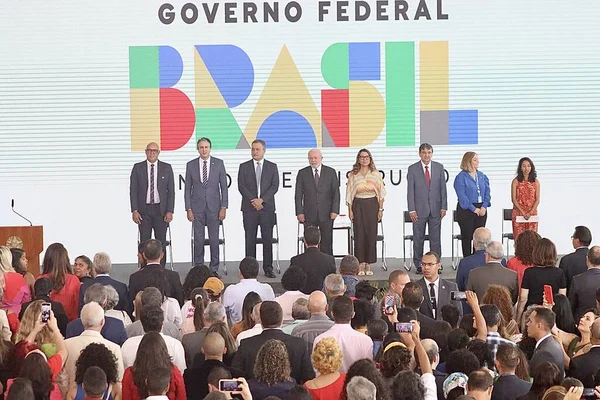 Launch New Bolsa Familia Brasilia March 2023 Brasilia Distrito Federal — Stock Photo, Image