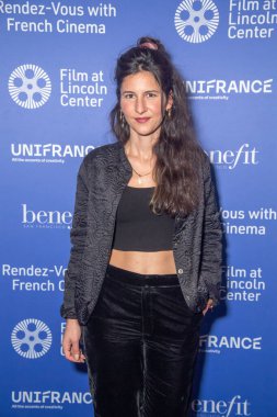 The 28th Rendez-Vous With French Cinema. March 02, 2023, New York, New York, USA: Director Lisa Akoka attends opening night of the 28th Rendez-Vous with French Cinema showcase at The Walter Reade Theater at Lincoln Center on March 2, 2023  clipart