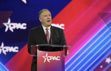 Mike Pompeo, 70th United States Secretary of State during CPAC Covention in Maryland. March 03, 2023, Maryland, USA: The CPAC convention  Protecting America Now is taking place at (INT) CPAC at Gaylord National Resort 