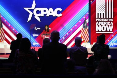 Nikki Haley, Fmr. United States Ambassador to the United Nations during CPAC Covention in Maryland. March 03, 2023, Maryland, USA: The CPAC convention  Protecting America Now is taking place at (INT) CPAC at Gaylord National Resort