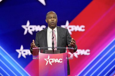 Maryland 'deki CPAC Kongresi sırasında Ben Carson. 3 Mart 2023, Maryland, ABD: Ben Carson, FMr. Amerika 'yı Koruma Kongresi sırasında Konut ve Kentsel Kalkınma Bakanı (INT) CPAC' da gerçekleşiyor 