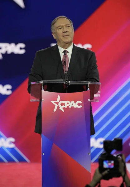 Mike Pompeo 70Th United States Secretary State Cpac Covention Maryland — Stockfoto