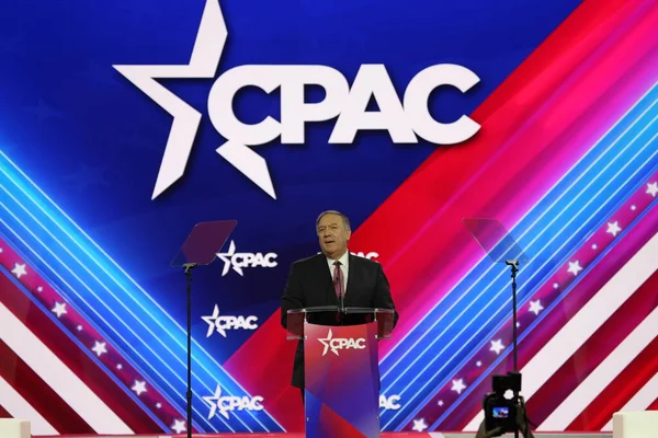 Mike Pompeo 70Th United States Secretary State Cpac Covention Maryland — Foto de Stock