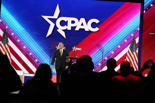 Mike Pompeo 70Th United States Secretary State Cpac Covention Maryland — ストック写真