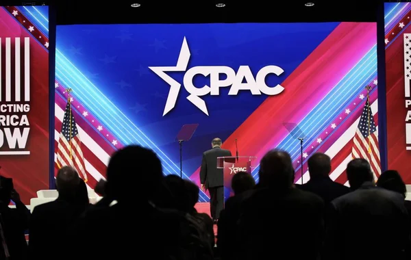 Mike Pompeo 70Th United States Secretary State Cpac Covention Maryland — Stok fotoğraf