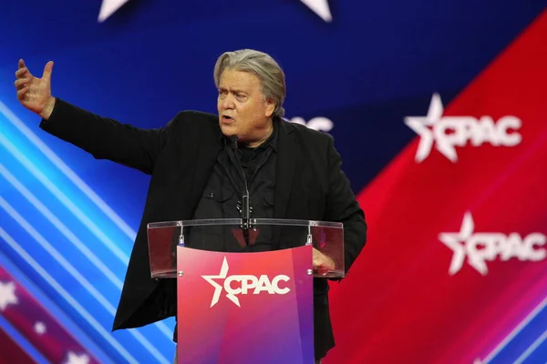 Steve Banon Cpac Covention Maryland March 2023 Maryland Usa Steve — стоковое фото