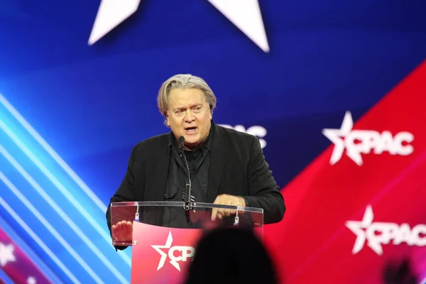 Steve Banon Cpac Covention Maryland March 2023 Maryland Usa Steve — стоковое фото