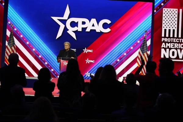 Steve Banon Cpac Covention Maryland March 2023 Maryland Usa Steve — Stock fotografie