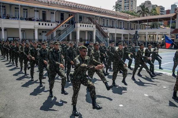 Sao Paulos Gouverneur Tarcisio Assiste Cérémonie Passation Commandement Collège Militaire — Photo