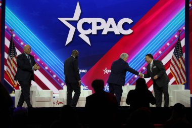 CPAC  Covention Protecting America Now at Gaylord National Resort & Convention Center, Maryland. March 03, 2023, Maryland, USA: The CPAC convention  Protecting America Now is taking place at Gaylord National Resort 