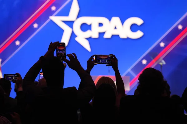 Donald Trump Cpac Covention Protecting America Now Maryland Marzo 2023 — Foto Stock