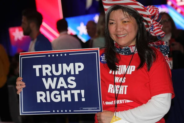 Donald Trump Cpac Covention Protecting America Now Maryland Marzo 2023 — Foto de Stock