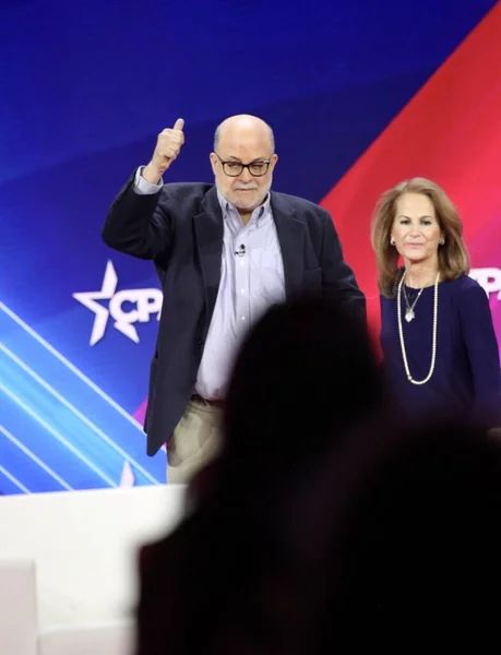 Mark Levin Julie Strauss Levin Cpac Covention Protecting America Now — Foto de Stock