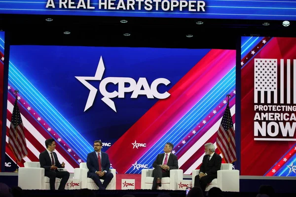 Cpac Covention Protecting America Now Gaylord National Resort Convention Center — 图库照片
