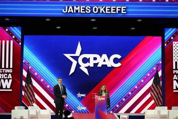 Cpac Covention Protecting America Now Gaylord National Resort Convention Center — Stock fotografie