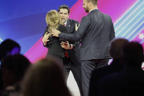 stock image Eduardo Bolsonaro at CPAC Covention Protecting America Now in Maryland. March 04, 2023, Maryland, USA: Eduardo Bolsonaro at the CPAC convention  Protecting America Now which is taking place at Gaylord National Resort