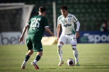 Paulista Futbol Şampiyonası Guarani, Palmeiras 'a karşı. 5 Mart 2023, Campinas, Sao Paulo, Brezilya: Estadio Brinco de Ouro da Princesa 'da yapılan 2023 Paulista Şampiyonası' nın 12. turu için Guarani ile Palmeiras arasındaki futbol maçı