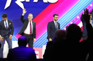 CPAC Covention 'dan Lee Zeldin Maryland' deki Amerika 'yı koruyor. 4 Mart 2023, Maryland, ABD: Lee Zeldin, eski ABD Kongre Üyesi ve 2022 New York Eyaleti Valisi adayı.
